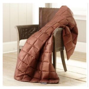 Eddie Bauer Packable Luxury Down Throw - Copper 50x60
